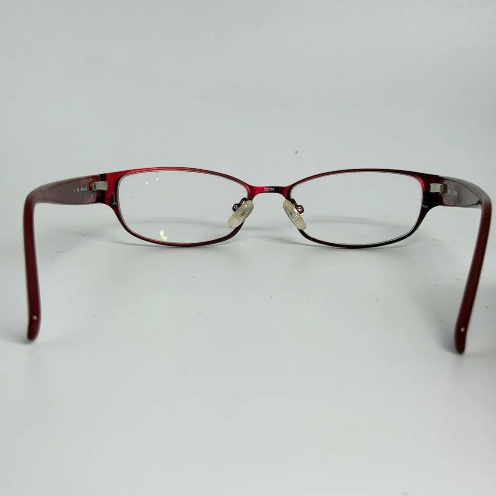 Guess Eyeglasses Frames Red Multi Tortoise Rectangle 52-16-135 RD 2